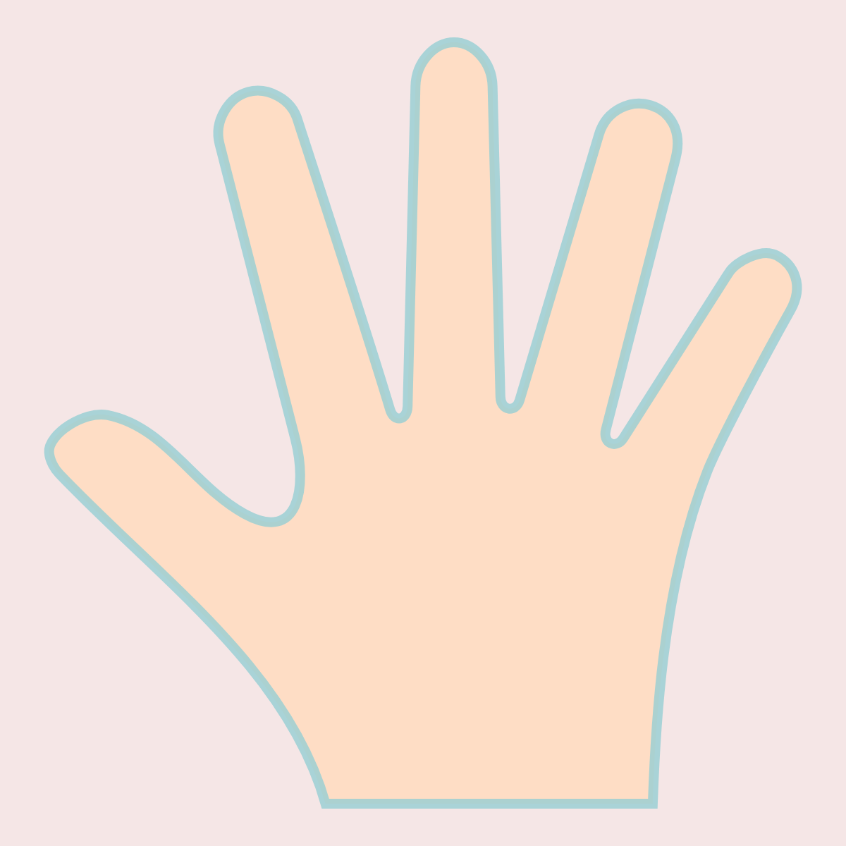 Word cloud: LOS DERECHOS DE LOS NIÑOS.